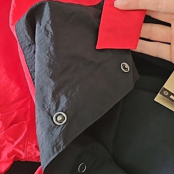 Jordan Jumpsuit Windbreaker Size Medium Red Black Full Bodysuit move to zero - Picture 11 of 11